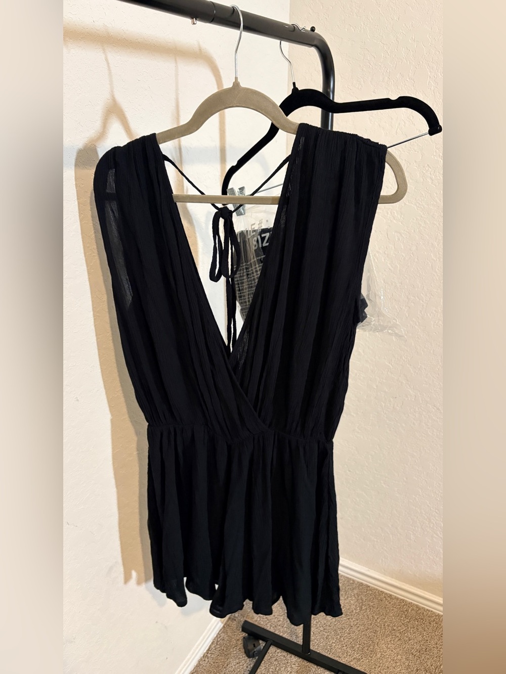 Bundle deal if 2 pcs of Zenana Outfitters Black V-Neck Sleeveless Romper